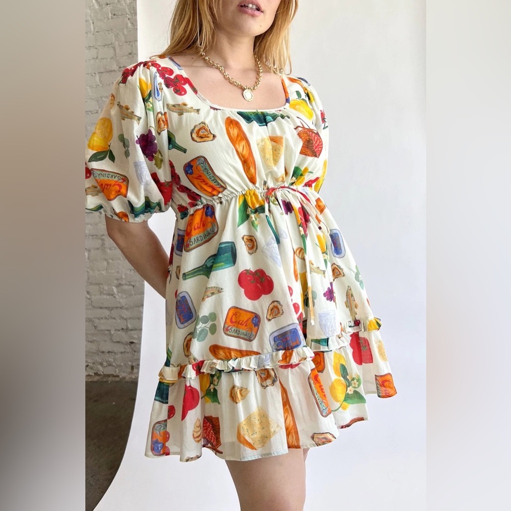 LISA SAYS GAH Ivory Italian Summer Leila Dress - Picture 2 of 6